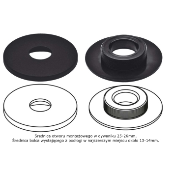 Opel Corsa D / Corsa E (2006–2019) – Czarne dywaniki samochodowe welurowe Gold PLUS – Standard (G072)