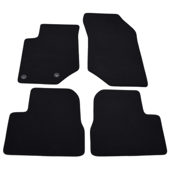 Opel Corsa F (2019–>) – Czarne dywaniki samochodowe welurowe Gold PLUS – Standard