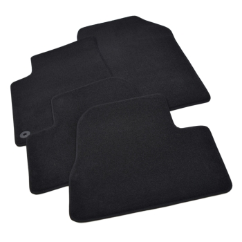 Opel Corsa F (2019–>) – Czarne dywaniki samochodowe welurowe Gold PLUS – Standard