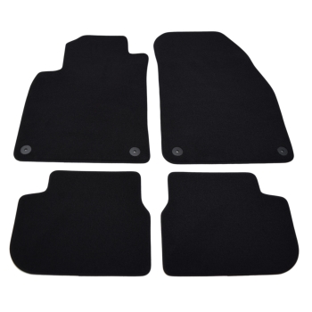 Saab 9-3 Cabrio 2003-2011r. Samochodowe dywaniki welurowe Gold (czarne)