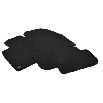 Saab 9-3 Cabrio 2003-2011r. Samochodowe dywaniki welurowe Gold (czarne)