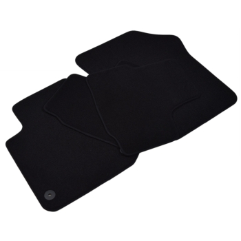 Škoda Citigo (2012–>) – Czarne dywaniki samochodowe welurowe Gold PLUS – Standard