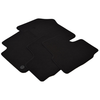 Škoda Citigo (2012–>) – Czarne dywaniki samochodowe welurowe Gold PLUS – Standard
