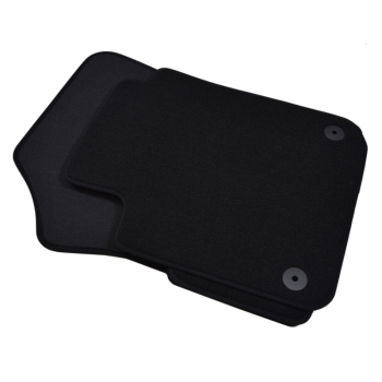 Škoda Citigo (2012–>) – Czarne dywaniki samochodowe welurowe Gold PLUS – Standard