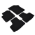 Škoda Citigo (2012–>) – Czarne dywaniki samochodowe welurowe Gold PLUS – Standard