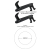 Toyota Avensis III (2009–2012) – Czarne dywaniki samochodowe welurowe Gold PLUS – Standard