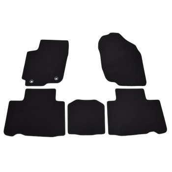 Toyota RAV4 (2013–2018) – Czarne dywaniki samochodowe welurowe Gold PLUS – Standard