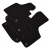 Audi A3 8P 2003-2012r. - Czarne samochodowe dywaniki welurowe - Gold