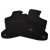 Audi A3 8P 2003-2012r. - Czarne samochodowe dywaniki welurowe - Gold