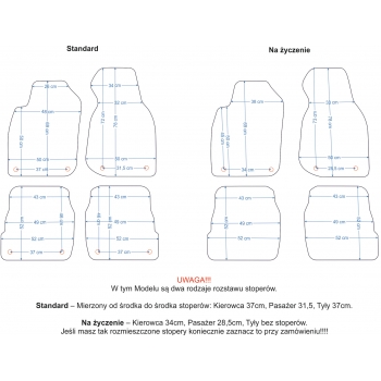 Audi A6 C5 1997-2004r. Dywaniki welurowe - ECONOMY - kolory do wyboru.
