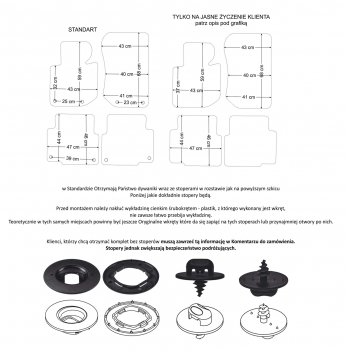 BMW Seria 3 E36 1991-2001 r Dywaniki Welurowe RZ