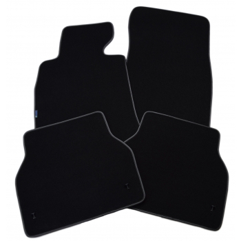 BMW Seria 5 E39 1996-2003r. Samochodowe dywaniki welurowe Gold (czarne)