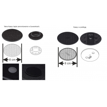 BMW Seria 5 E60/E61 Allroad 2007-2010r. + RZEPY Dywaniki Welurowe RZ