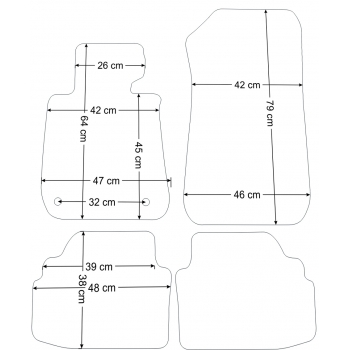 BMW Seria 3 E92 Coupe 2006-2013r. Dywaniki Welurowe OP