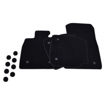 BMW Seria 7 F02 2008-2015r. Dywaniki welurowe - LUX - kolory do wyboru.