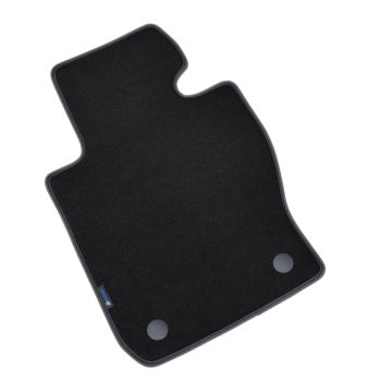 BMW F20/F21 xDrive 2011-2019r. Czarne samochodowe dywaniki welurowe - Gold (czarne)