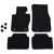 BMW F20/F21 xDrive 2011-2019r. Czarne samochodowe dywaniki welurowe - Gold (czarne)