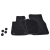 BMW F20/F21 xDrive 2011-2019r. Czarne samochodowe dywaniki welurowe - Gold (czarne)