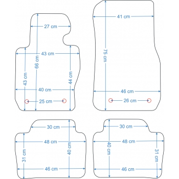 BMW Seria 3 F30/F31 xDrive 2012-2019r. - Jakość Diamond + rzepy