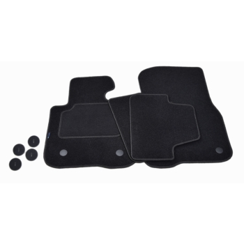 BMW Seria 4 F33 Cabrio RWD 2014-2021r. Dywaniki welurowe - Silver - kolory do wyboru