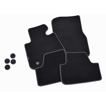 BMW Seria 4 F33 Cabrio RWD 2014-2021r. Dywaniki welurowe - LUX - kolory do wyboru.