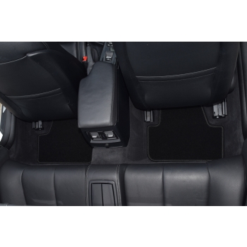 BMW Seria 4 F33 Cabrio xDrive 2014-2021r. Dywaniki welurowe - Silver - kolory do wyboru