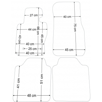 BMW Seria 3 F34 xDrive od 2013r. - Jakość Diamond + rzepy