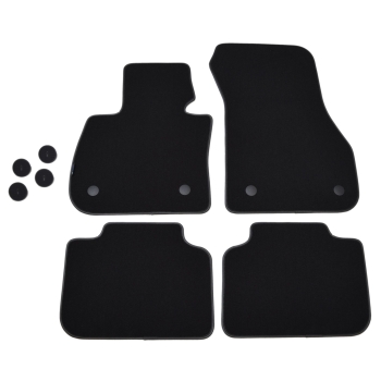 BMW X2 F39 RWD (2018–2023) – Czarne dywaniki samochodowe welurowe Gold PLUS – Standard