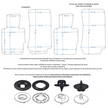 BMW Z3 1996-2002r. Dywaniki welurowe - ECONOMY - kolory do wyboru.