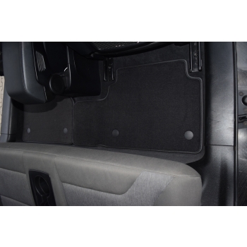 BMW i3 od 2013r. - Samochodowe dywaniki welurowe Gold (czarne)