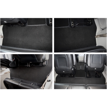 Chrysler Pacifica II Hybrid od 2017r. - 7 os. - Dywaniki welurowe - Platinum - kolory do wyboru.