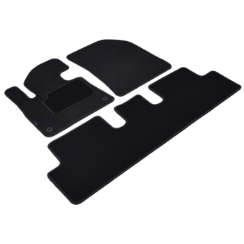 Citroen C4 Picasso (Grand Picasso) II 5os 2013-2018r / C4 Spacetourer (Grand Spacetourer) 5 os 2018-2022r.  Dywaniki welurowe - SILVER - kolory do wyb