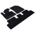 Citroen C4 Picasso (Grand Picasso) II 5os 2013-2018r / C4 Spacetourer (Grand Spacetourer) 5 os 2018-2022r.  Dywaniki welurowe - SILVER - kolory do wyb
