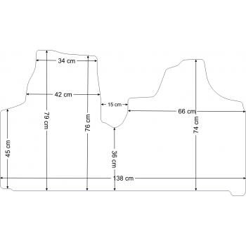 Dywaniki welurowe Fiat Scudo 2szt od 06r. ECONOMY -1820