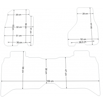 Dywaniki welurowe Dodge RAM 1500 2013-2018r. LONG - Jakość Diamond