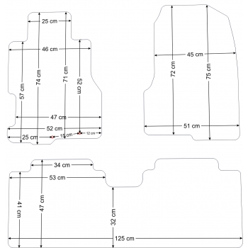 Dywaniki welurowe Honda Civic VII 5d. 2001-2005r. - Jakość Diamond
