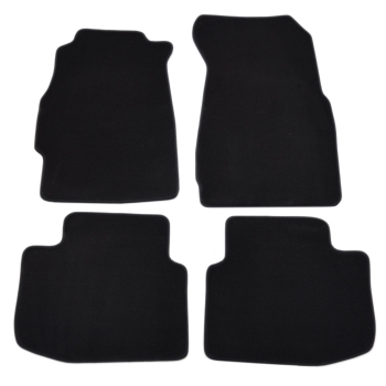 Honda Civic VI (3-drzwi, 1995–2000) – Czarne dywaniki samochodowe welurowe Gold PLUS – Standard