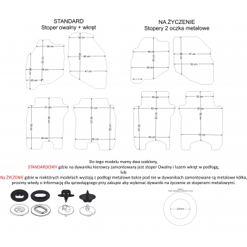 Dywaniki welurowe Honda Jazz 2008-2013r. - Jakość Diamond