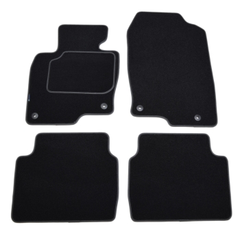 Mazda CX-5 (2017-2025) Dywaniki welurowe - SILVER - kolory do wyboru.