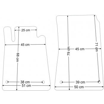 Dywaniki welurowe Mercedes SLK R171 2005-2010r. - Jakość Diamond