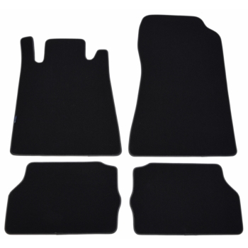 Mercedes S-Klasa W140 SEC Coupe (1991-1998)  – Czarne dywaniki samochodowe welurowe Gold PLUS – Standard