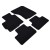 Dywaniki welurowe do Mitsubishi ASX 2010-2023r.  -  Economy (czarne - SE111) - Standard