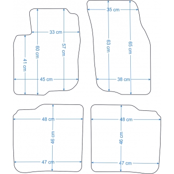 Mitsubishi Carisma 1995-2004r. Dywaniki welurowe - ECONOMY - kolory do wyboru.