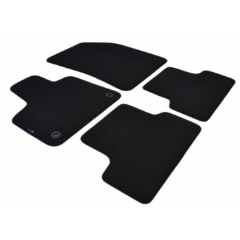 Opel Grandland X (2017–>) – Czarne dywaniki samochodowe welurowe Gold PLUS – Standard