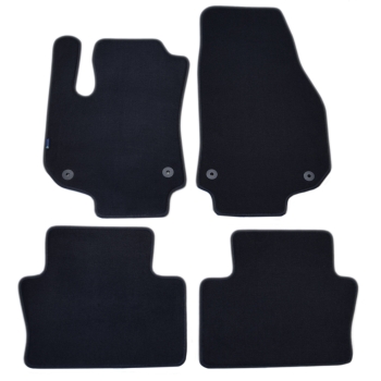 Opel Zafira B 5os 2005-2014r Samochodowe dywaniki welurowe Gold (czarne)
