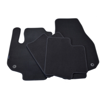 Opel Zafira B 5os 2005-2014r Samochodowe dywaniki welurowe Gold (czarne)