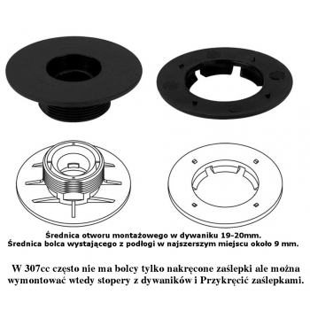 Peugeot 307cc 2003-2009r. Dywaniki welurowe - SILVER - kolory do wyboru.