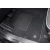 Renault Clio V 2019-2024r.  – Dywaniki samochodowe welurowe Silver  czarne - Standard