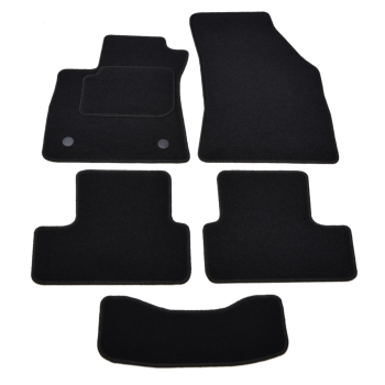 Dywaniki welurowe do Renault Megane IV HB 2016r.- Economy (czarne SE076) - Standard
