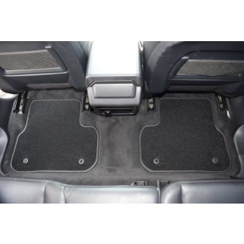 Land Rover Discovery Sport 2015-2019r. Dywaniki welurowe - SILVER - kolory do wyboru.